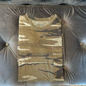 Camo shirt! size: woman’s Small
